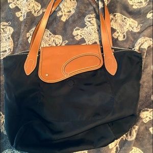 Polo Ralph Lauren Nylon/Leather Tote